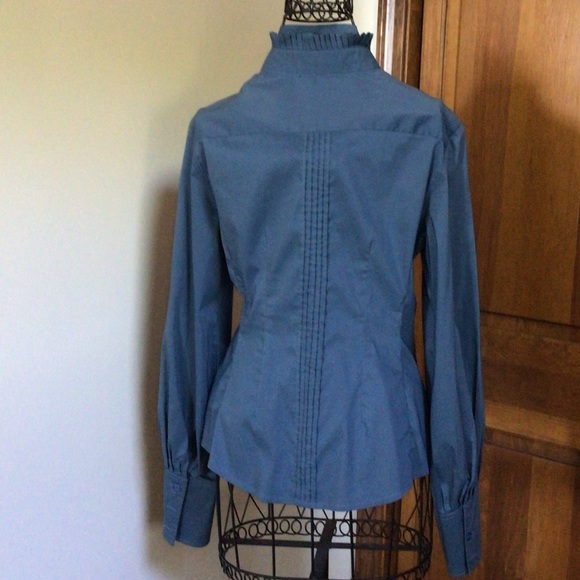 Alberto Makali blouse, Petrol blue, size 6 - Picture 5 of 10